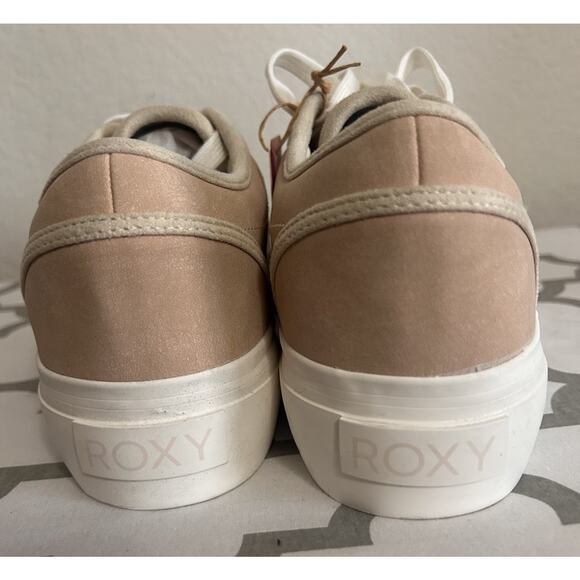 NEW Roxy Cruizer LX Women's Size 9 Tan Oxford Sneakers - Picture 8 of 9